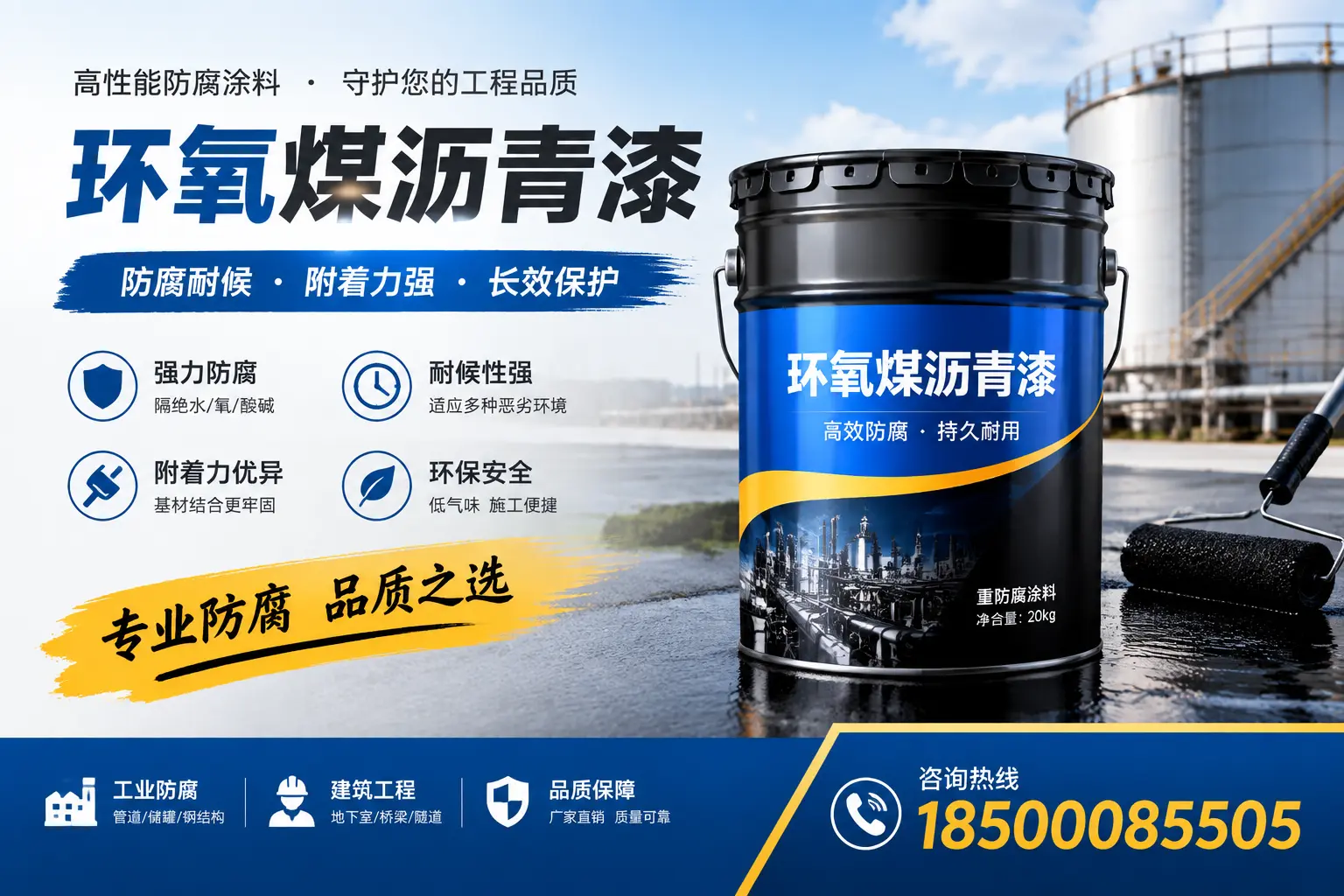 如何选择适合的环氧煤沥青漆?九江市场选型指南